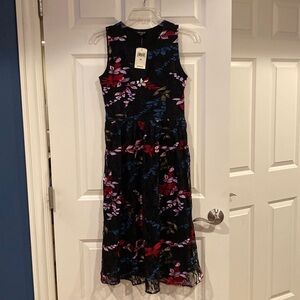 XS Black Lucky Brand lined sleeveless dress - NWT